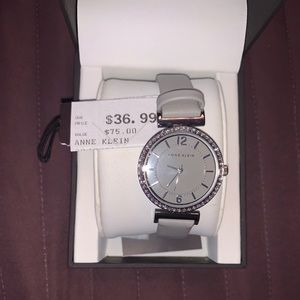 Anne Klein Leather Watch